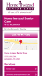 Mobile Screenshot of homeinsteadlancastercounty.com