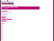 Tablet Screenshot of homeinsteadlancastercounty.com